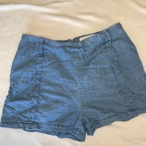 Denim shorts